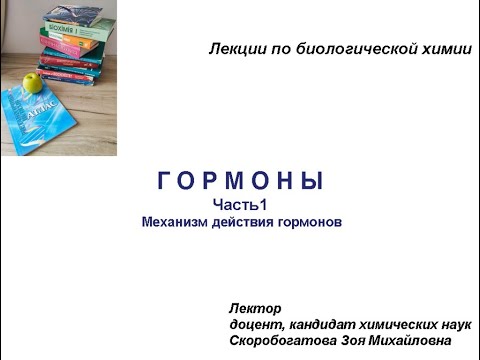 Видео: ГОРМОНЫ 1. Механизм действия гормонов.