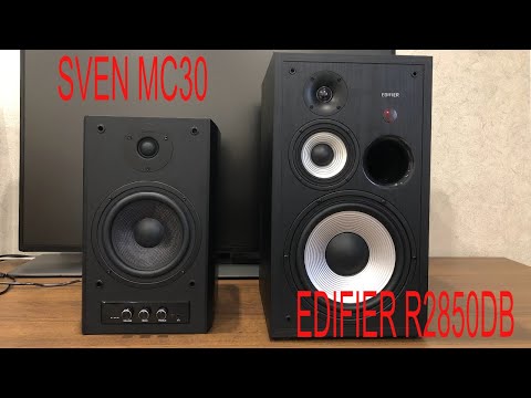 Видео: Слушаем Edifier R2850DB и SVEN MC30