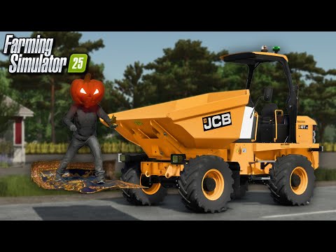 Видео: Новые моды — самосвал JCB 6T, ковёр Magic Carpet Halloween, New Holland T5 и новые карты! | Farmi...