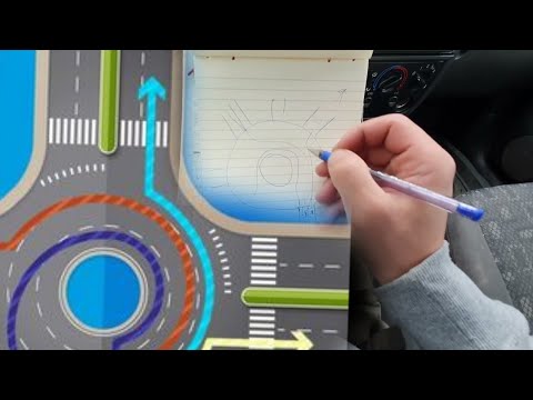 Видео: да научим КРЪГОВОТО. Престояване от най-дясна в най-лява лента в кръгово.