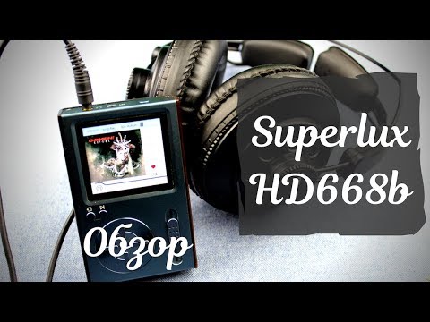 Видео: Обзор мониторных наушников Superlux HD668B