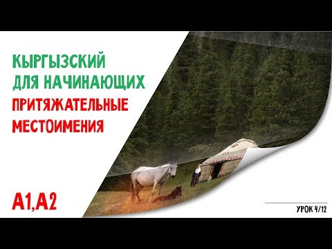 Видео: Кыргызский язык для начинающих | Притяжательные местоимения