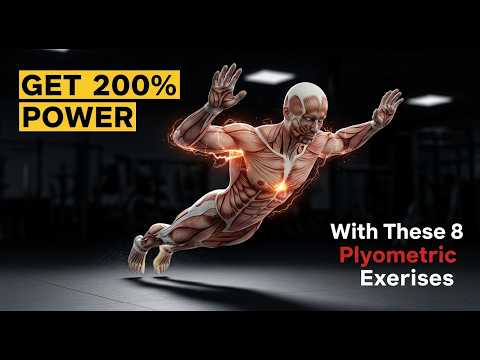 Видео: Получите невероятную силу и скорость — 8 высокоинтенсивных плиометрических упражнений PT-II #fitn...