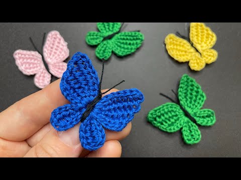 Видео: Метелики гачком | бабочки крючком | crochet butterfly