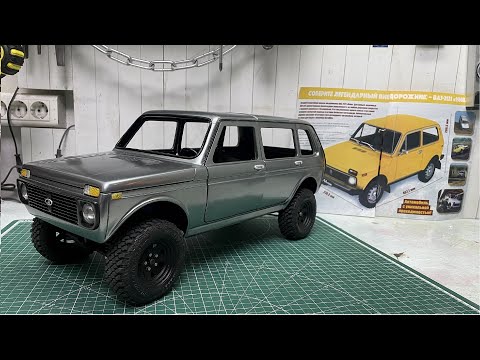 Видео: Niva 2131 rc scale 1:8,5 Радиоуправляемая модель Нива 2131 в масштабе 1:8,5