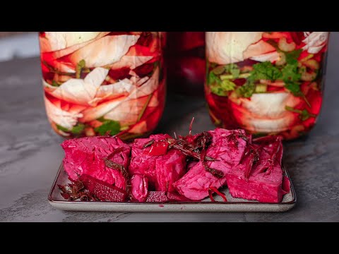 Видео: ОЧЕНЬ ЛЕГКИЙ и ВКУСНЫЙ рецепт капусты по-грузински. Квашеная капуста со свеклой. Соленье из капусты.