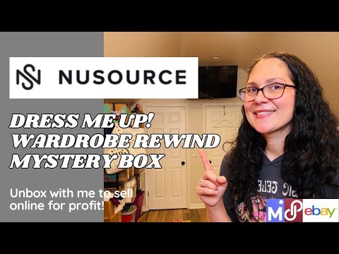 Видео: Распакуйте вместе со мной — Загадочная коробка NuSource Wardrobe Rewind — Перепродажа с целью пол...
