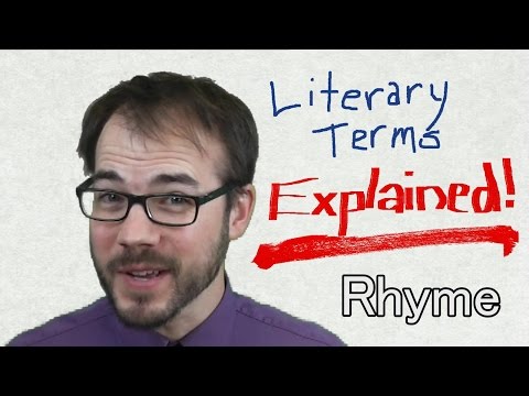 Видео: Рифма: объяснение литературных терминов!