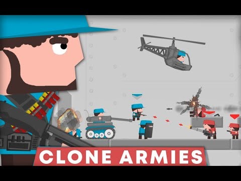 Видео: Clone Armies - первый взляд (игра супер) (Mobile)