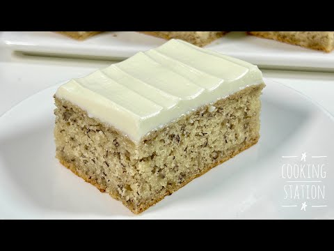 Видео: Вкусный рецепт бананового торта с глазурью из сливочного сыра