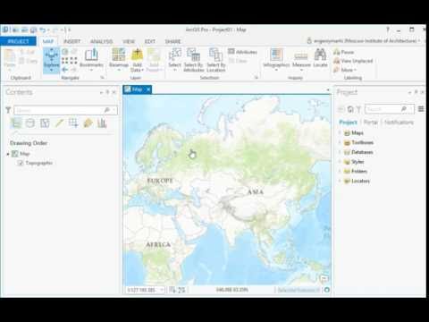 Видео: ArcGIS Pro 01 - Как выглядит проект