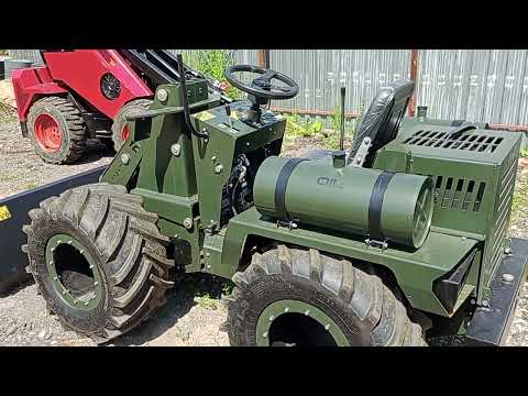 Видео: Мини погрузчик Ротор Пашин.