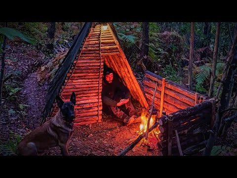 Видео: Ночлег в кемпинге под грозой - навыки кустарного промысла