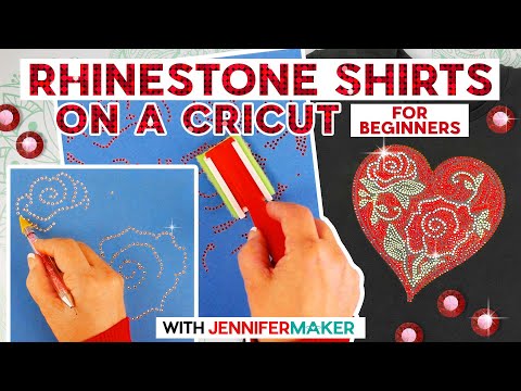 Видео: Футболки со стразами от Cricut — ЛЕГКИЙ способ!