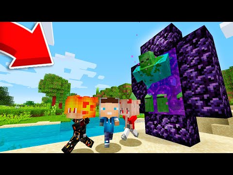 Видео: НЕЧТО ВСЕ ЭТО ВРЕМЯ ЖИЛО В ЭТОМ ПОРТАЛЕ В МАЙНКРАФТ ! Алексбой Minecraft