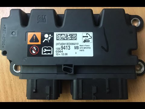 Видео: Новая UPA UUSP-S и блок SRS OPEL ASTRA J  13589413 Infineon XC2361A, удаляем crash data.