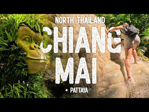 Видео: Чиангмай: Липкий водопад, Ночные рынки, Храмы, Парки  + Паттайа