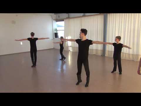 Видео: Открытый урок - мужской класс - народный танец - АНО ХШ "Аллегро"