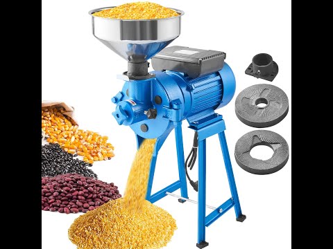 Видео: Новая мельница для кукурузы и зерна от Vevor