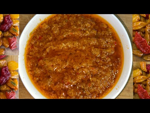 Видео: Африканский перечный соус за 7 минут | Рецепт с мерами | 🌶 #chilisauce