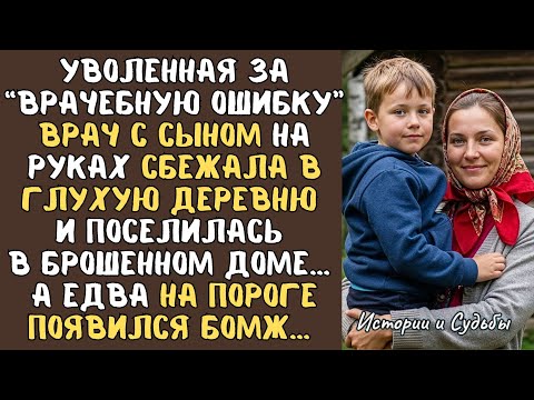 Видео: ВРАЧ с сыном на руках сбежала в глухую деревню и поселилась в брошенном доме… А едва появился БОМЖ..