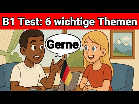Видео: Устный экзамен по немецкому языку B1 | Совместное планирование/Диалог | 6 важных тем | говорение