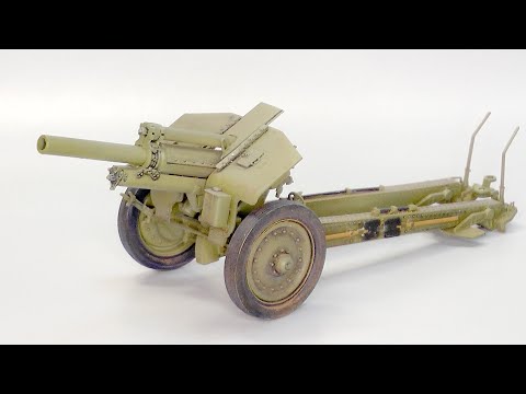 Видео: Сборка и окраска Гаубицы М - 30. Звезда 3510. Масштаб 1:35.