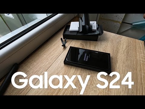 Видео: Samsung Galaxy S24 Onyx Black распаковка Unboxing