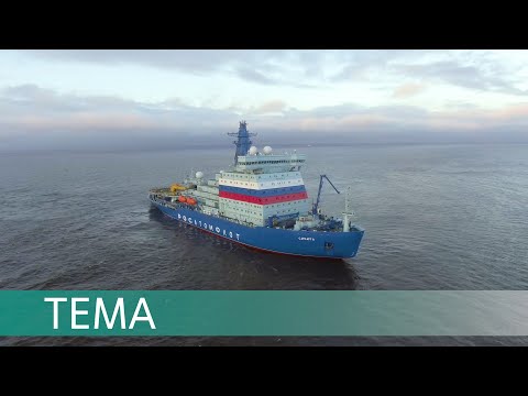 Видео: Большой переход. Атомный ледокол «Сибирь» уходит в Мурманск