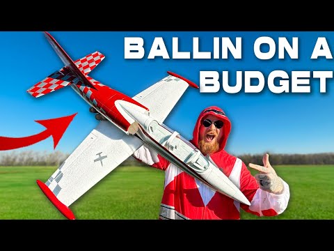 Видео: Может ли дешёвый радиоуправляемый самолёт быть хорошим? Обзор H-King L-39 Albatros 64 мм