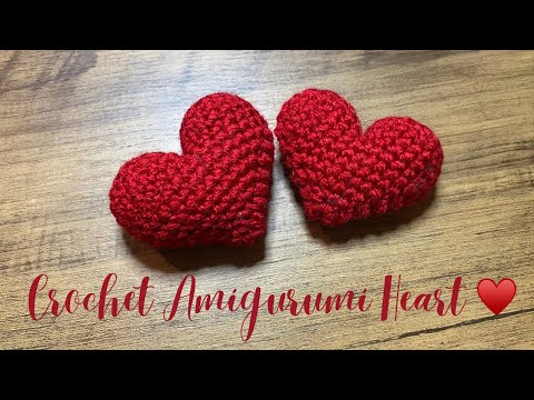 Видео: Как связать крючком сердечко амигуруми | вязаное крючком сердце #руководствоповязанию #любовноекр...