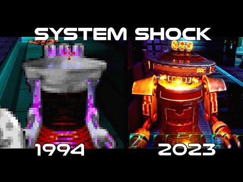 Видео: Сравнение System Shock 1994-2023: оригинал, ремастер и ремейк