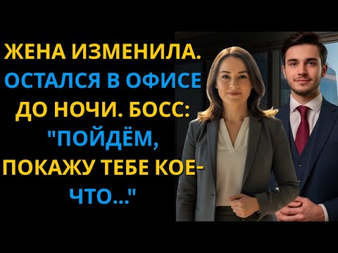Видео: ЖЕНА ИЗМЕНИЛА. ОСТАЛСЯ В ОФИСЕ ДО НОЧИ. БОСС: "ПОЙДЁМ, ПОКАЖУ ТЕБЕ КОЕ-ЧТО..."