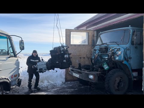 Видео: Дизельный ЗиЛ испытывает на прочность газ 3309.. успешно!