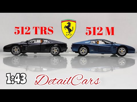 Видео: Обзор моделей Ferrari 512 M и 512 TR 1:43 Detail Cars