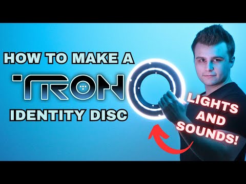 Видео: ИЗГОТОВЛЕНИЕ ДИСКА ИДЕНТИФИКАЦИИ ИЗ ФИЛЬМА «ТРОН: НАСЛЕДИЕ» — РУКОВОДСТВО ПО 3D-ПЕЧАТИ