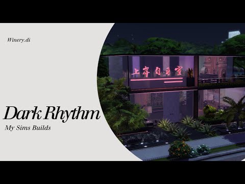 Видео: Sims 4: Стильный современный ресторан в черных тонах🖤❤️‍🔥