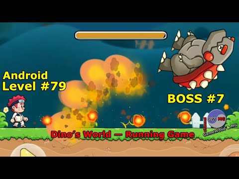 Видео: Level 79. Босс № 7. Прохождение игры Dino's World — Running Game на Android