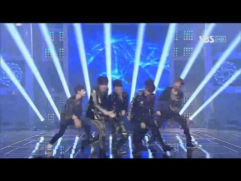 Видео: EXO-K [MAMA] @SBS Inkigayo Популярная песня 20120527