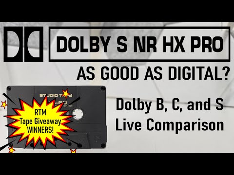 Видео: Шумоподавление Dolby S: так же хорошо, как цифровое? Сравнение Dolby B, C и S — победители розыгр...