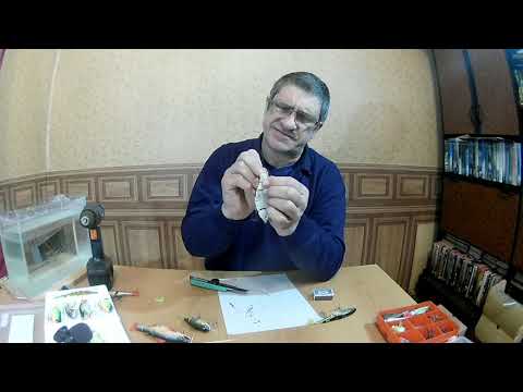 Видео: Улучшение крепления силиконового хвостика на воблере.