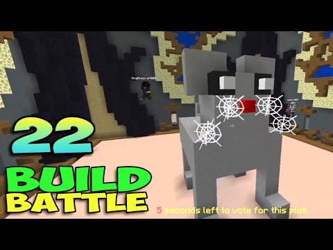 Видео: ч.22 Build Battle с Вебкой - Кошечка и Олень