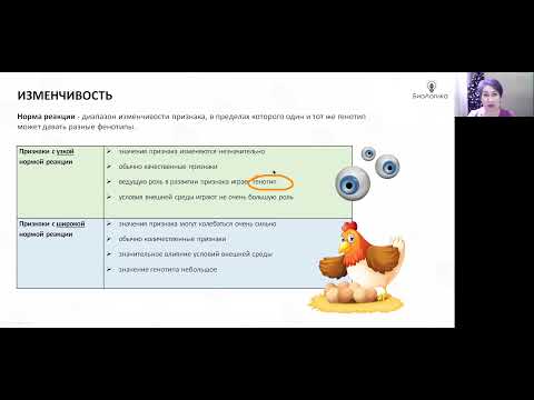 Видео: Лекция 25.  Изменчивость
