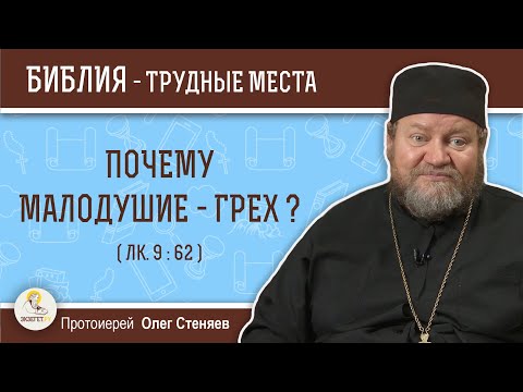 Видео: Почему малодушие - грех ? (Лк. 9:62) Протоиерей Олег Стеняев