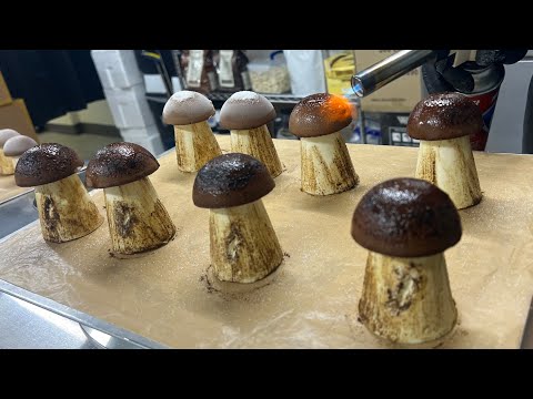Видео: Качество торта настоящее? Приготовление муссового торта с трюфельными грибами