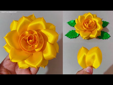 Видео: Мастер-класс по вечным розам/как сделать розы из ленты