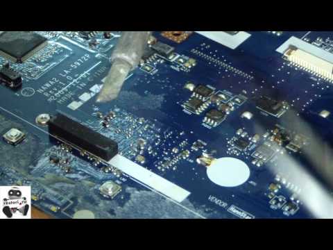 Видео: Restori.ru Lenovo G555 Нет изображения. Ремонтируем. Видео новичкам