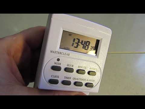 Видео: Таймер розеточный электронный Smartbuy SBE-STE1