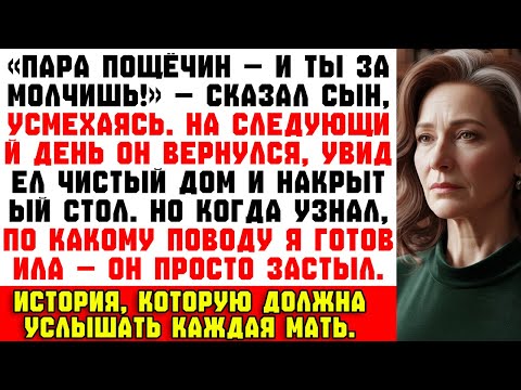 Видео: «Пара пощёчин — и ты замолчишь», — усмехнулся сын. Но через пять минут его смех исчез.
