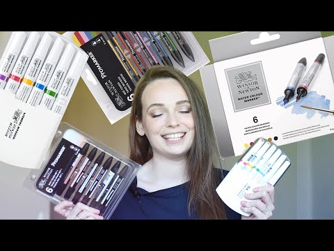Видео: ГИД ПО МАРКЕРАМ "Winsor & Newton" Какие брать? Чем отличаются?
